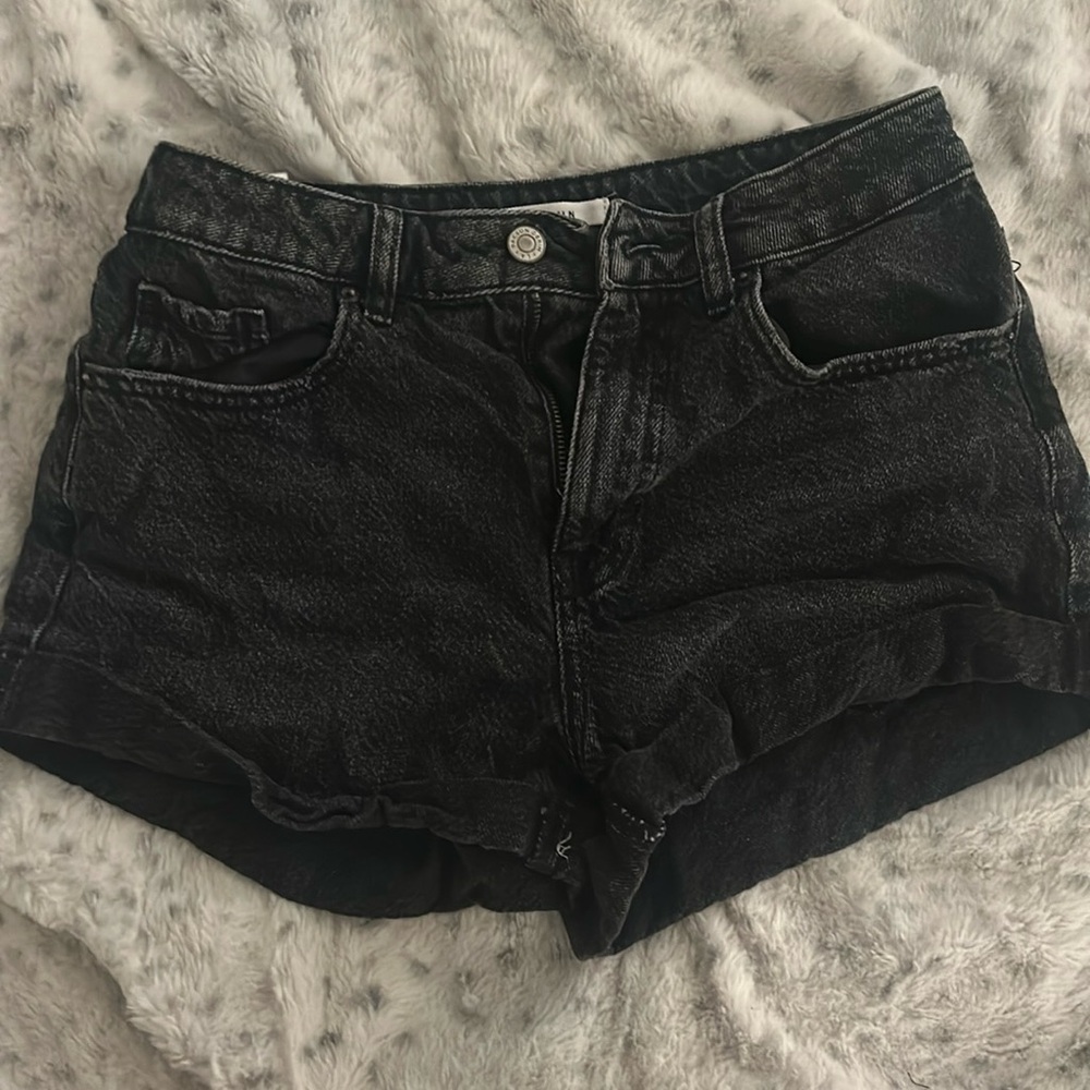 black pacsun mom shorts